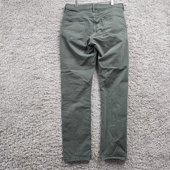 Flint and Tinder Pants Mens 31x30 (Fits 29x28.5) Green Slim Fit‎ Twill Casual - Picture 4 of 14